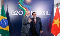 ‘G20 정상회의 참석’ 팜 민 찐 총리, 브라질 대통령과 회담