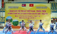 베트남-조선 주주의인민공화국 수교 75주년 맞아 무술 교류 행사