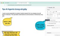 베트남 AI 에이전트, 웹사이트 제작 수분 내 가능