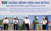 នាយករដ្ឋមន្ត្រី Nguyen Tan Dung ចូលរួមពិធីបើកការដ្ឋានសាងសង់មន្ទីពេទ្យកុមាទីក្រុងហូជីមិញ