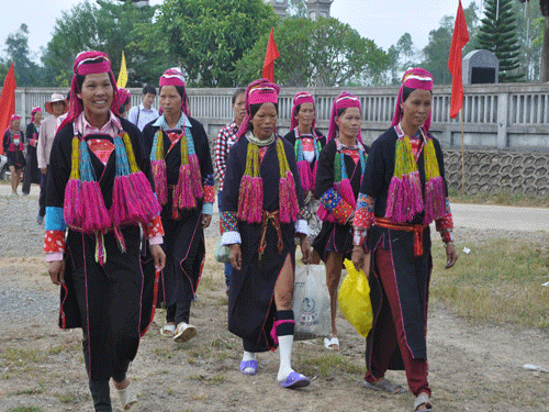 ជួបគ្នានាទិវាតមខ្យល់របស់ជនជាតិDao នៅ Binh Lieu