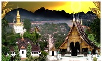 អតីតរាជធានី Luang Prabang ជាមួយការងារអភិរក្សបេតិកភ័ណ្ឌ