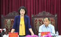 ប្រធានរដ្ឋសភាលោកស្រី Nguyen Thi Kim Ngan អញ្ជើញបំពេញទស្សនកិច្ចការងារនៅខេត្ត Bac Kan