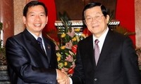 State President Sang received the Chief Judge of the Lao Supreme People’s Court