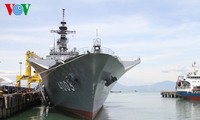 Japanese ship Kunisaki docks at Da Nang Tien Sa port