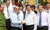 President Truong Tan Sang has a working session with Vietnam Bar Confederation 