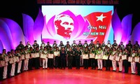 Outstanding young army, public security officials honored 