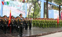 Rehearsal for the celebration of the 40th southern liberation, national reunification