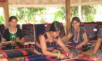 Brocade weaving of ethnic minority group in Central Highlands