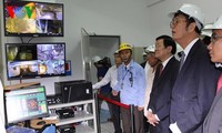 President Truong Tan Sang works in Ba Ria-Vung Tau