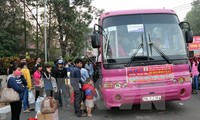 Free bus trips for disadvantaged workers to return home for Tet