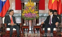 President Truong Tan Sang receives Lao Deputy Prime Minister