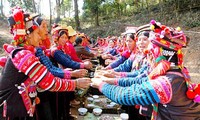 Rain blessing ceremony of the Ha Nhi