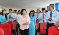 NA Chairwoman Nguyen Thi Kim Ngan visits Vinh Long province