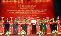 Int’l exhibition on fire safety equipment opens in Hanoi