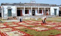 Hoi sedge mats- a specialty of Thai Binh