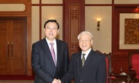 Party chief welcomes Chinese legislative leader 