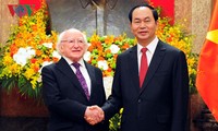 Irish President visits HCM city