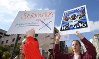 People marched to demand tough gun-control laws in US 