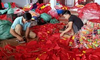 Tu Van, flag making village in Hanoi