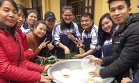 Foreign students celebrate Vietnamese Tet