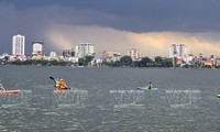 SUP boarding on West Lake 