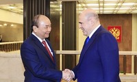 President Nguyen Xuan Phuc meets Russian Prime Minister, Speaker of Federal Council 