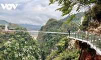 Bach Long, the world's longest glass bridge recognized by Guinness World Records