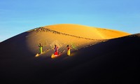 Nam Cuong red sand dune in Ninh Thuan province