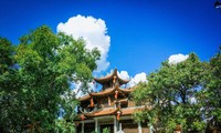 Thanh pagoda by the Ky Cung river