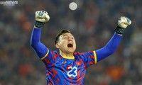 Goalkeeper Dang Van Lam named best player in Vietnam vs Malaysia match