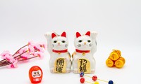 Japan’s Maneki-Neko, the beckoning cat, brings good luck