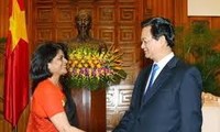 Le PM Nguyen Tan Dung reçoit la coordinatrice de l'ONU au Vietnam