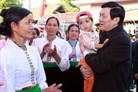 Le président Truong Tân Sang en visite dans la province de Lai Châu