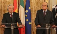 Nguyen Phu Trong rencontre le président et le Premier ministre italiens