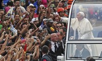 Le pape François est arrivé à Rio de Janeiro