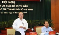 Approbation du projet d’expérimentation de l’autorité urbaine de Ho Chi Minh-ville