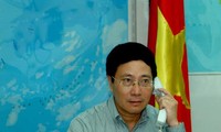 Pham Binh Minh s’entretient au téléphone avec le ministre chinois des Affaires étrangères