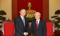 Nguyen Phu Trong et Nguyen Tan Dung reçoivent Yang Jiechi, conseiller d’Etat chinois