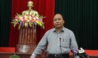 Nguyen Xuan Phuc et Le Hong Anh à la rencontre des électeurs de Quang Nam