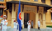 Cérémonie de lever du drapeau de l'ASEAN 