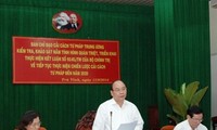 Nguyen Xuan Phuc dans la province de Trà Vinh