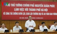 Nguyên Xuân Phuc travaille avec la municipalité de Hanoï