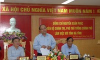 Le vice-PM Nguyen Xuân Phuc en tournée à Hà Tinh