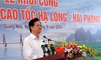 Mise en chantier de l’autoroute Halong- Haiphong