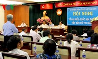 Truong Tan Sang à la rencontre des électeurs de Ho Chi Minh-ville