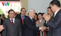 Le SG du PCV Nguyen Phu Trong à Thai Nguyên