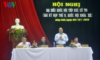 Nguyen Xuan Phuc rencontre des électeurs de Quang Nam