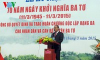 Quang Ngai célèbre le 70e anniversaire de l’insurrection de Ba To