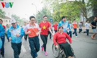 3 mille personnes participent à la course olympique pour la santé de 2015 